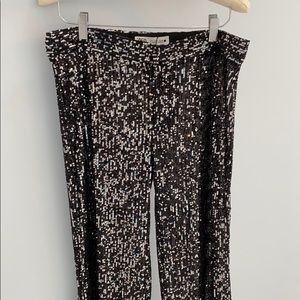 NWT Gorgeous Zara Sequin Bell Bottom Pants